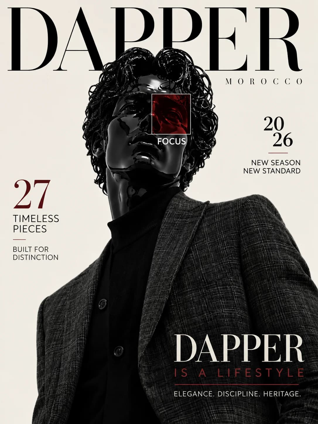 Dapper Morocco editorial menswear portrait